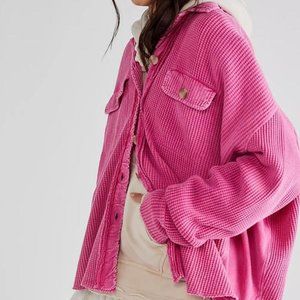Free People One Scout Jacket Pink